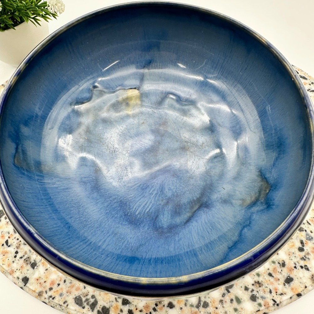 Royal Doulton Lambeth Art Nouveau Bowl Heart Design Circa 1900 7 Inch - Picture 6 of 8